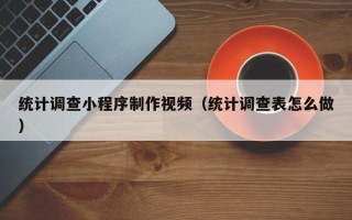 乐陵统计调查小程序制作视频（统计调查表怎么做）